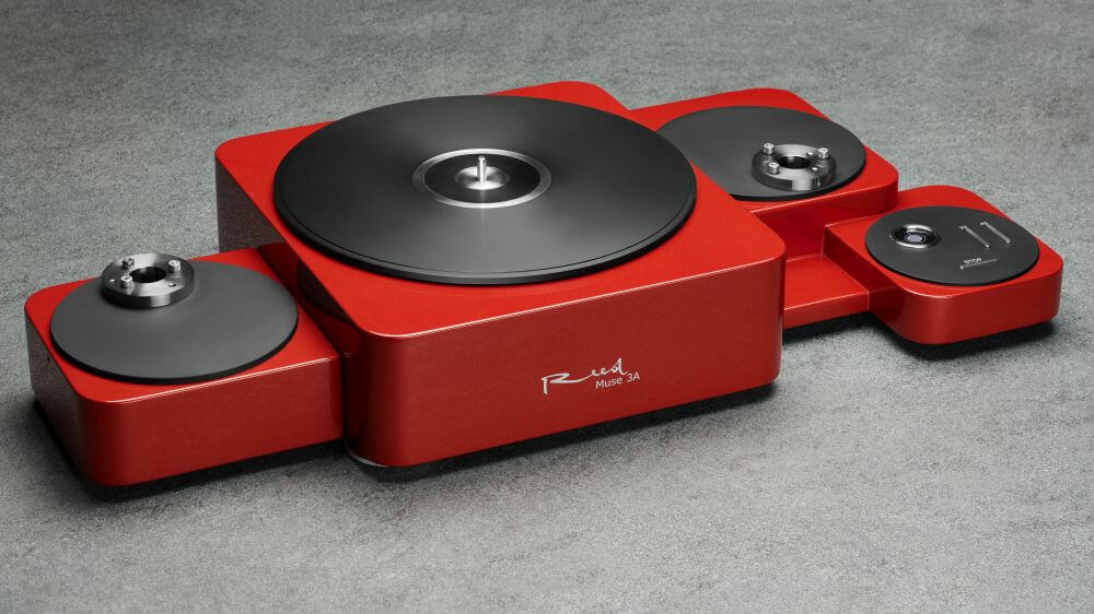 Reed Muse Turntable 3A Carnelian Red